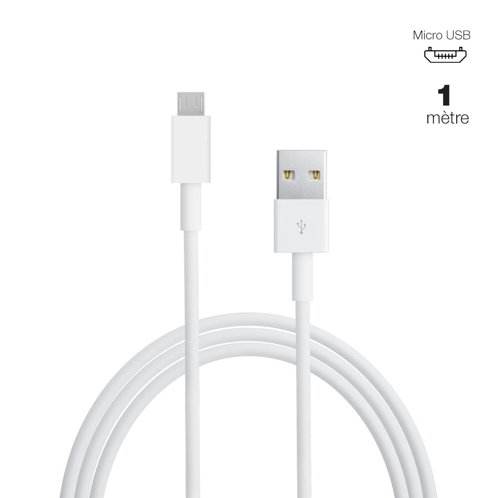 Moxie Micro USB Data Cable - 1 meter - White - No packaging