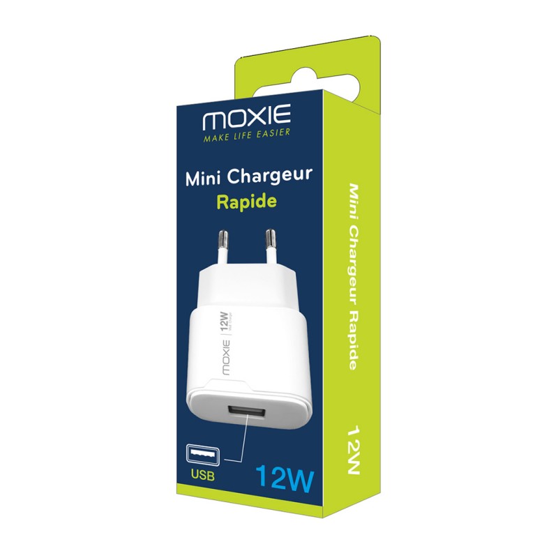 2.4A Fast Mains Charger 1USB input CE ROHS standard - In packaging